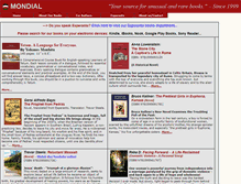 Tablet Screenshot of mondialbooks.com